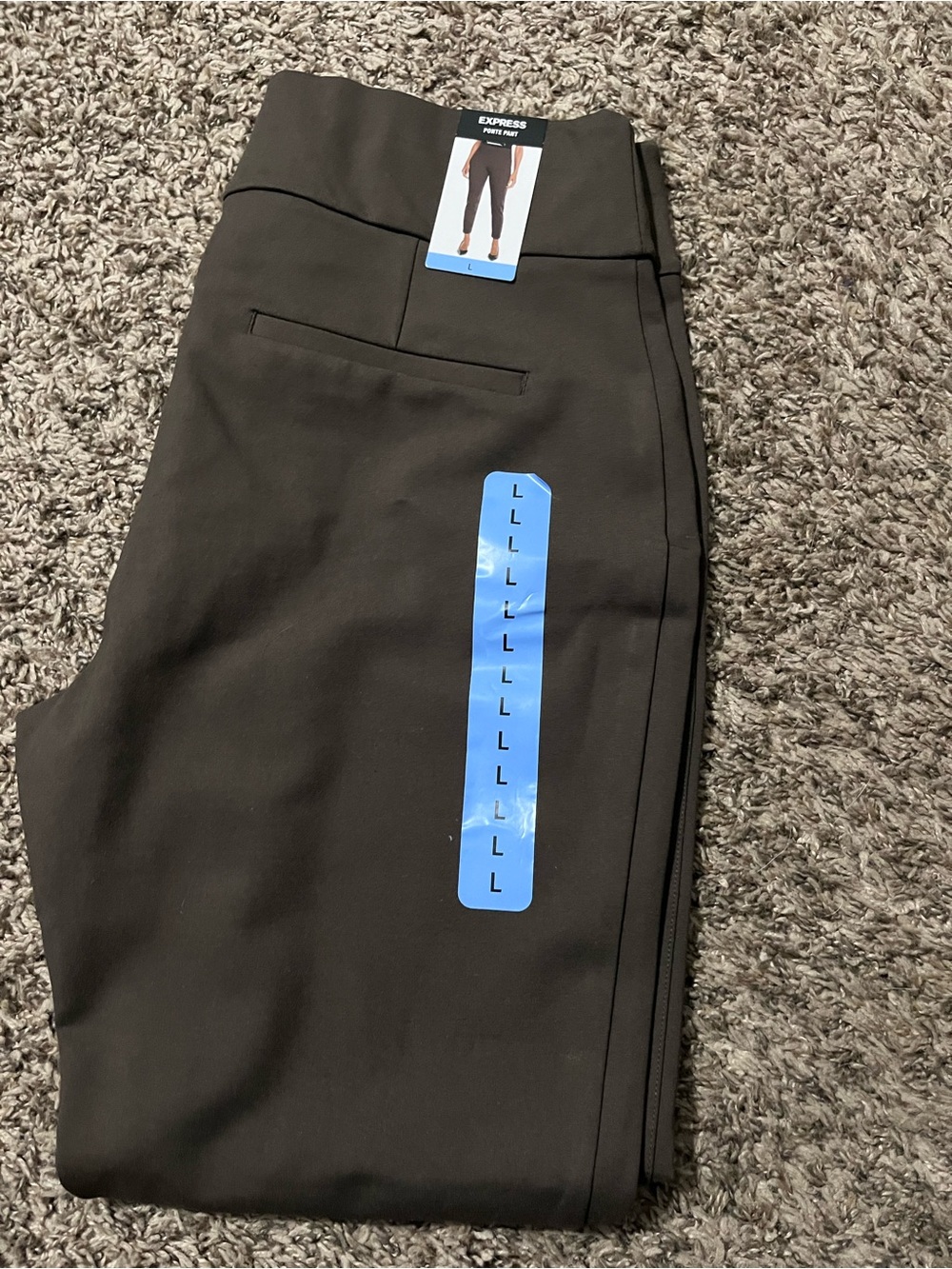 Express Black Pull-On Slim Dress Pants